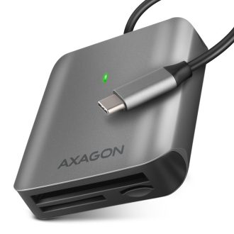   Axagon CRE-S3C kártyaolvasó USB 3.2 Gen 1 (3.1 Gen 1) Type-C Szürke