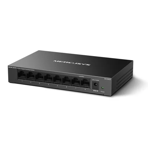 Mercusys MS108GS hálózati kapcsoló Beállítást nem igénylő (unmanaged) Gigabit Ethernet (10/100/1000) Fekete