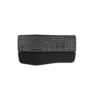   NATEC PORIFERA billentyűzet Otthoni/irodai Bluetooth QWERTY Nemzetközi amerikai Fekete