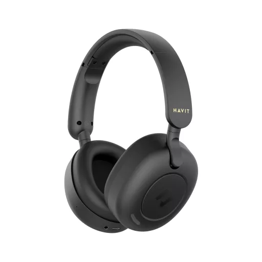 Havit Hibrid Anc BluetoothKulaklık Siyah Fejhallgató Vezetékes és vezeték nélküli Fejpánt Zene/általános Fekete