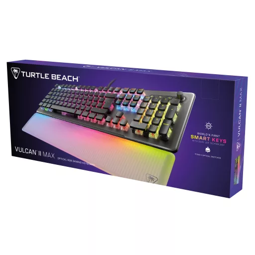 Turtle Beach Vulcan II Max billentyűzet Játék USB QWERTZ Német Fekete