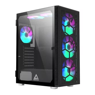 Montech X3 GLASS Midi Tower Fekete