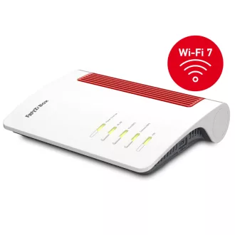   Box FRITZ! 4690 vezetéknélküli router Kétsávos (2,4 GHz / 5 GHz) Vörös, Fehér