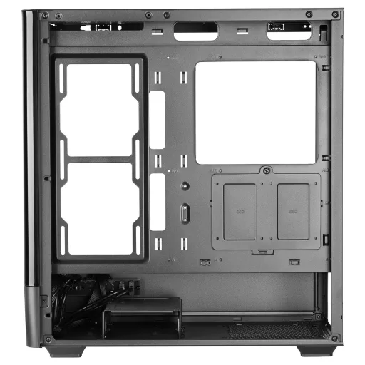 Mars Gaming MCLCDPRO Midi Tower Fekete