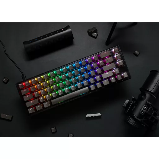 Ducky One 3 Aura SF billentyűzet Játék USB QWERTY Nemzetközi amerikai Fekete