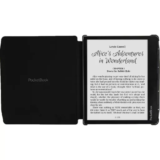 PocketBook HN-SL-PU-700-BK-WW e-könyv olvasó tok 17,8 cm (7") Borító Fekete
