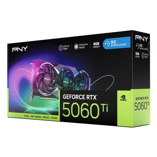 PNY GeForce RTX 5060 Ti EPIC-X RGB OC NVIDIA 8 GB GDDR7