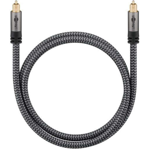 Goobay 65306 audio kábel 3 M Toslink (digitális optikai) kábel Fekete, Ezüst