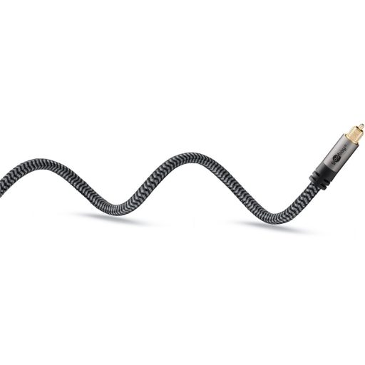 Goobay 65306 audio kábel 3 M Toslink (digitális optikai) kábel Fekete, Ezüst