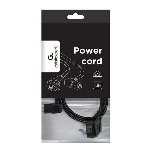 Gembird PC-186A-VDE tápkábel Fekete 1,8 M