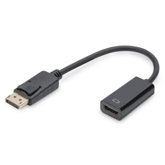   Digitus DB-340400-001-S video átalakító kábel 0,15 M DisplayPort HDMI A-típus (Standard) Fekete