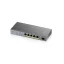 Zyxel GS1350-6HP-EU0101F hálózati kapcsoló Vezérelt L2 Gigabit Ethernet (10/100/1000) Ethernet-áramellátás (PoE) támogatása Szürke