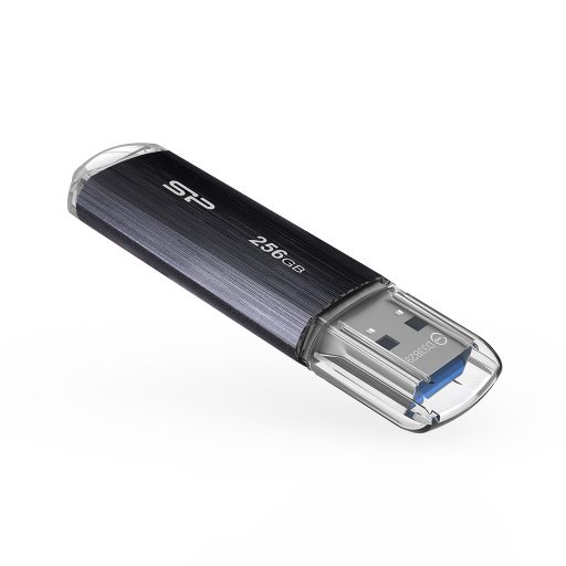 Silicon Power Blaze B02 USB flash meghajtó 256 GB USB A típus 3.2 Gen 1 (3.1 Gen 1) Fekete