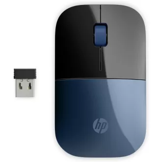   HP Wireless Mouse Z3700 egér Utazó Kétkezes Vezeték nélküli RF Blue LED 1200 DPI