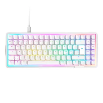 NZXT KB-101NW-DE billentyűzet Játék USB Német Fehér