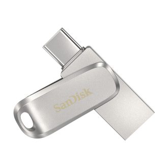   SanDisk Ultra Dual Drive Luxe USB flash meghajtó 1 TB USB Type-A / USB Type-C 3.2 Gen 1 (3.1 Gen 1) Rozsdamentes acél