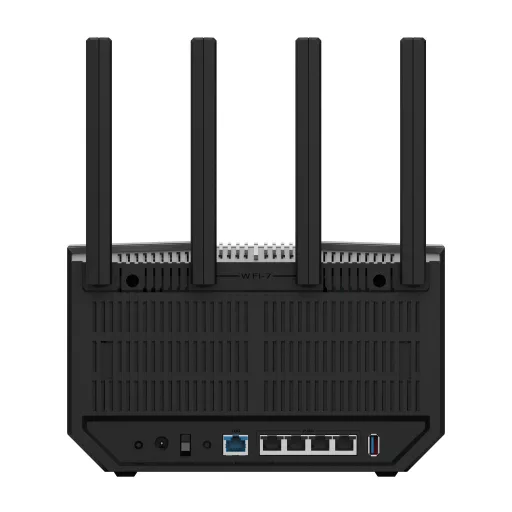 ASUS RT-BE92U vezetéknélküli router 10 Gigabit Ethernet Háromsávos (2,4 GHz / 5 GHz / 6 GHz) Fekete