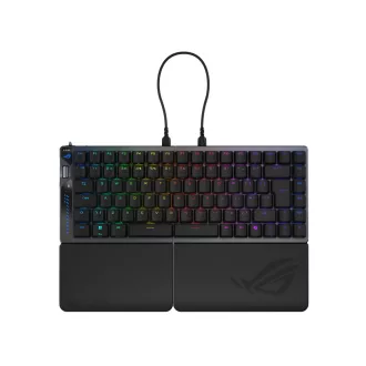   ASUS ROG Falcata billentyűzet Játék USB + RF Wireless + Bluetooth QWERTY Fekete