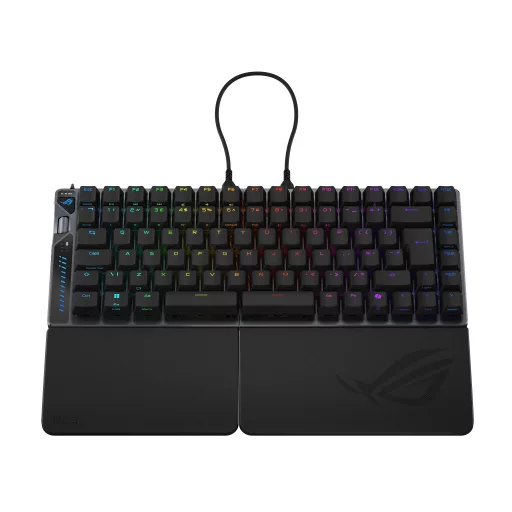 ASUS ROG Falcata billentyűzet Játék USB + RF Wireless + Bluetooth QWERTY Fekete