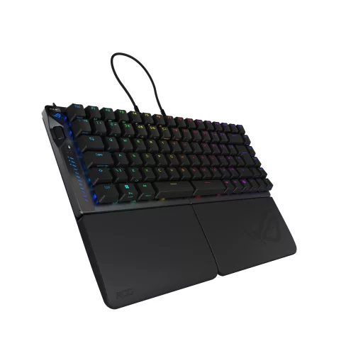 ASUS ROG Falcata billentyűzet Játék USB + RF Wireless + Bluetooth QWERTY Fekete