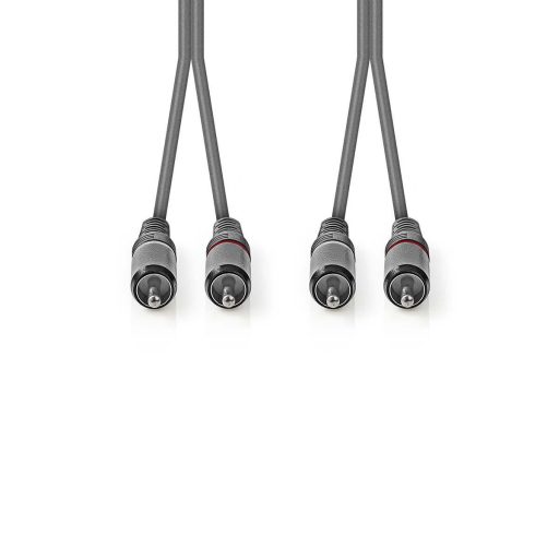 Nedis COTH24200GY30 audio kábel 3 M 2 x RCA Szürke