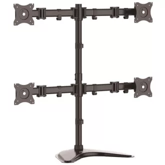   StarTech.com ARMBARQUAD asztali TV konzol 68,6 cm (27") Fekete