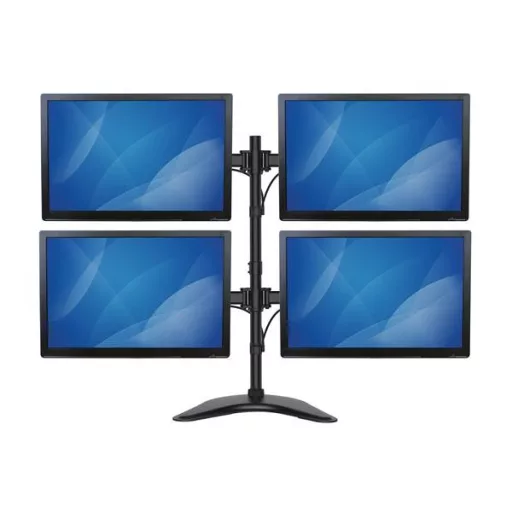 StarTech.com ARMBARQUAD asztali TV konzol 68,6 cm (27") Fekete