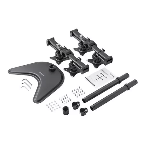 StarTech.com ARMBARQUAD asztali TV konzol 68,6 cm (27") Fekete
