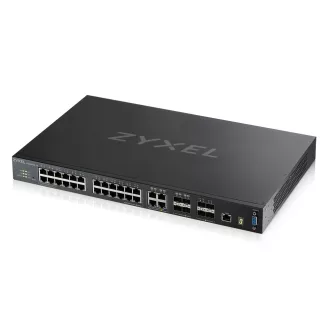   Zyxel XGS4600-32 Vezérelt L3 Gigabit Ethernet (10/100/1000) Fekete