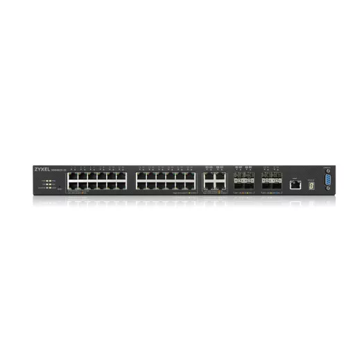 Zyxel XGS4600-32 Vezérelt L3 Gigabit Ethernet (10/100/1000) Fekete