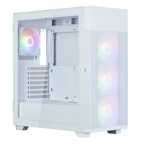 Zalman S5 NEO WHITE Midi Tower Fehér