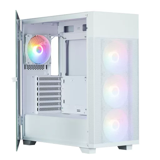 Zalman S5 NEO WHITE Midi Tower Fehér