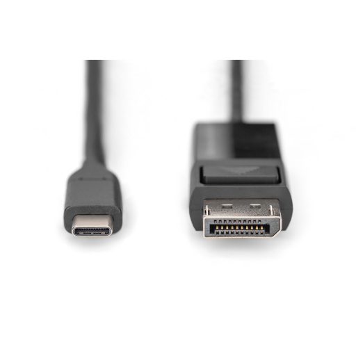 Digitus AK-300334-020-S video átalakító kábel 2 M USB C-típus DisplayPort Fekete