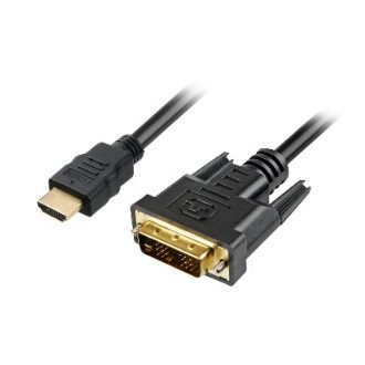 Sharkoon 1m, HDMI/DVI-D Fekete