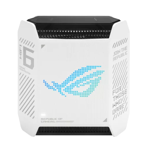 ASUS ROG Rapture GT6 Háromsávos (2,4 GHz / 5 GHz / 5 GHz) Wi-Fi 6 (802.11ax) Fehér 4 Belső