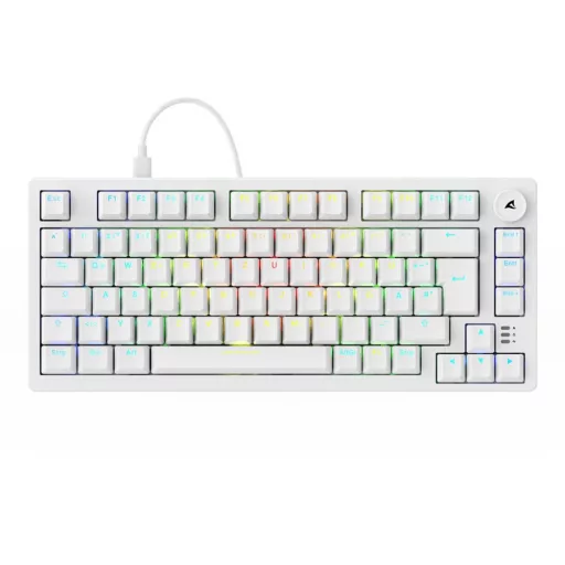 Sharkoon SGK25 billentyűzet Otthoni USB QWERTZ Német Fehér
