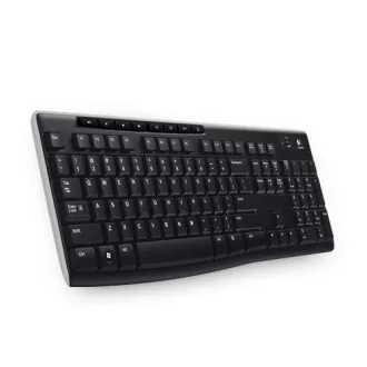   Logitech Wireless Keyboard K270 billentyűzet Univerzális Vezeték nélküli RF QWERTZ Cseh Fekete