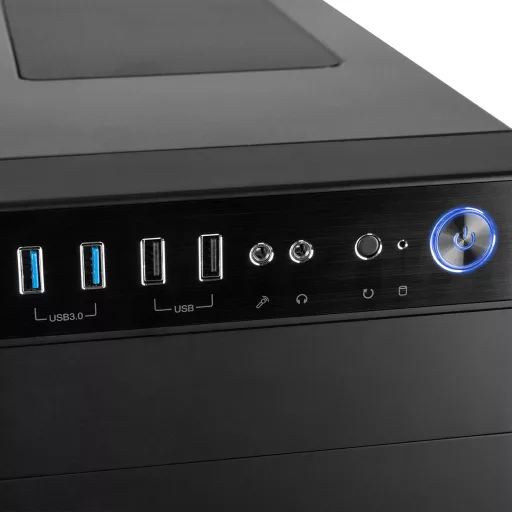 Modecom Oberon Pro Midi Tower Fekete