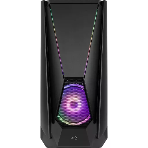 Aerocool Visor Midi Tower Fekete