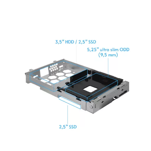 Chieftec BE-10W-300 Small Form Factor (SFF) Fehér 300 W
