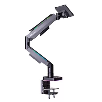  Thermaltake GEA-MSR-SMSBLK-01 asztali TV konzol 124,5 cm (49") Fekete, Szürke
