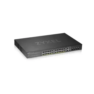   Zyxel GS1920-24HPV2 Vezérelt Gigabit Ethernet (10/100/1000) Ethernet-áramellátás (PoE) támogatása Fekete