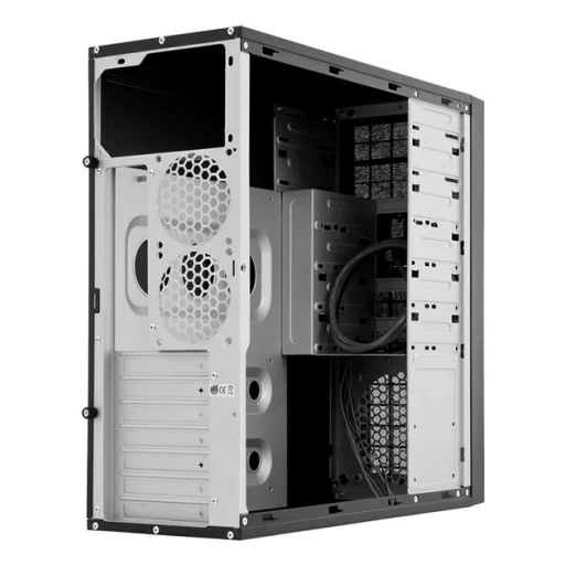 Chieftec HQ-01B-OP Midi Tower Fekete