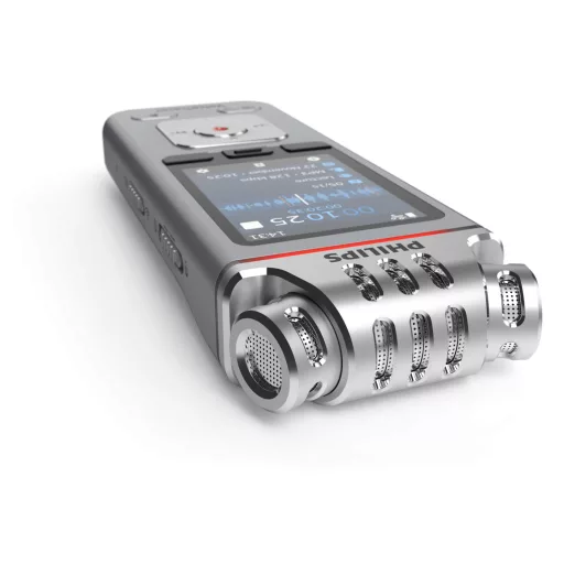 Philips DVT4115 Digital Voice Tracer Flash kártya Króm, Ezüst
