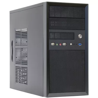 Chieftec CT-01B-OP Mini Tower Fekete