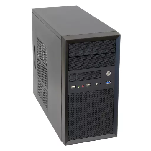 Chieftec CT-01B-OP Mini Tower Fekete