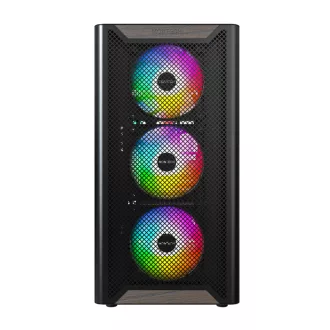 Montech XR Wood Midi Tower Fekete