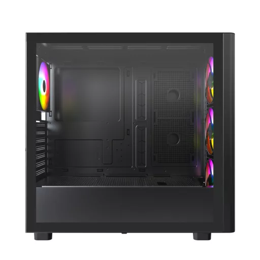 Montech XR Wood Midi Tower Fekete