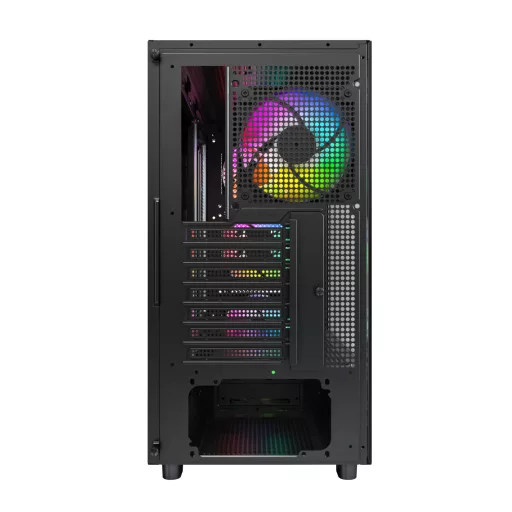 Montech XR Wood Midi Tower Fekete