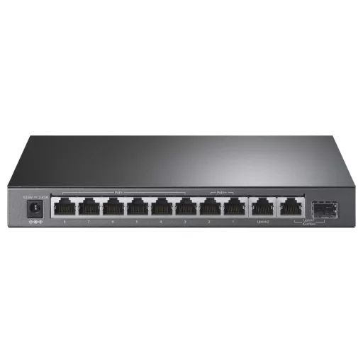 TP-Link TL-SG1210PP hálózati kapcsoló Beállítást nem igénylő (unmanaged) Gigabit Ethernet (10/100/1000) Ethernet-áramellátás (PoE) támogatása Fekete